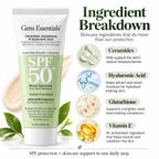 Gens Essentials Korean Glass Skin Sunscreen + Moisturizer SPF 50+ PA++++