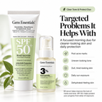 Clear Tone & Protect Duo Niacinamide + Glutathione Serum + Korean Glass Sunscreen SPF 50+