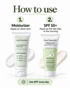 Glow Shield Duo-Moisturizer + Korean Glass Skin SPF 50+