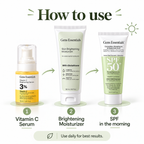 Complete Glow Trio Vitamin C Brightening Serum + Skin Brightening Moisturizer + Glass Skin SPF 50+