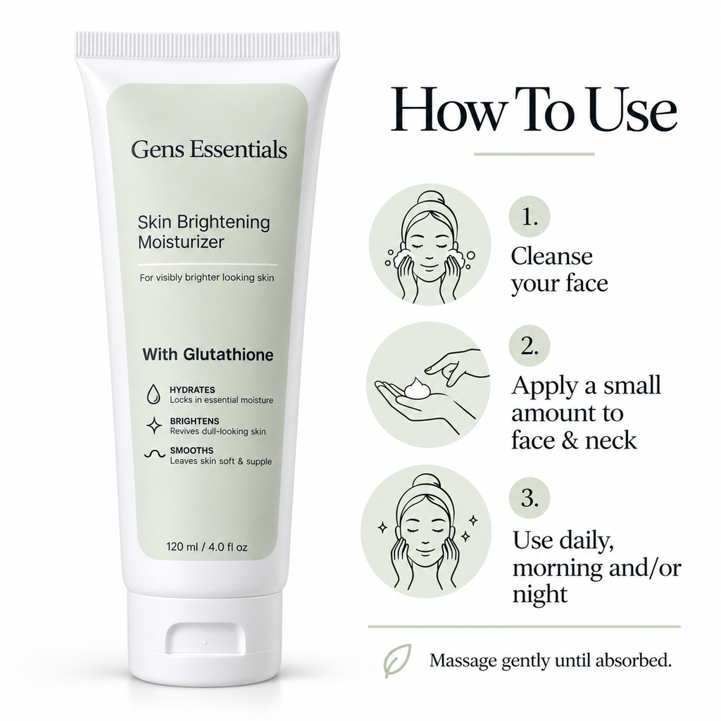 Gens Essentials Skin Brightening Moisturizer – 120ml