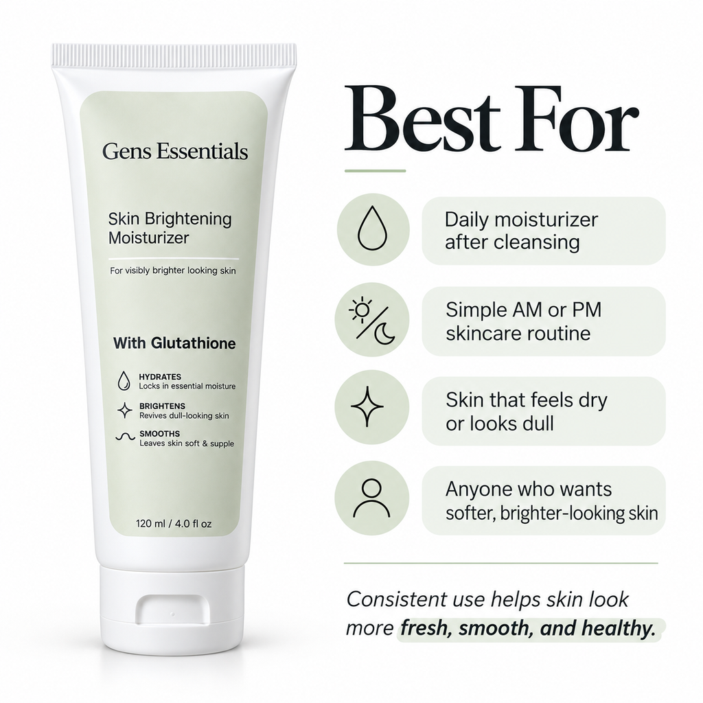 Gens Essentials Skin Brightening Moisturizer – 120ml