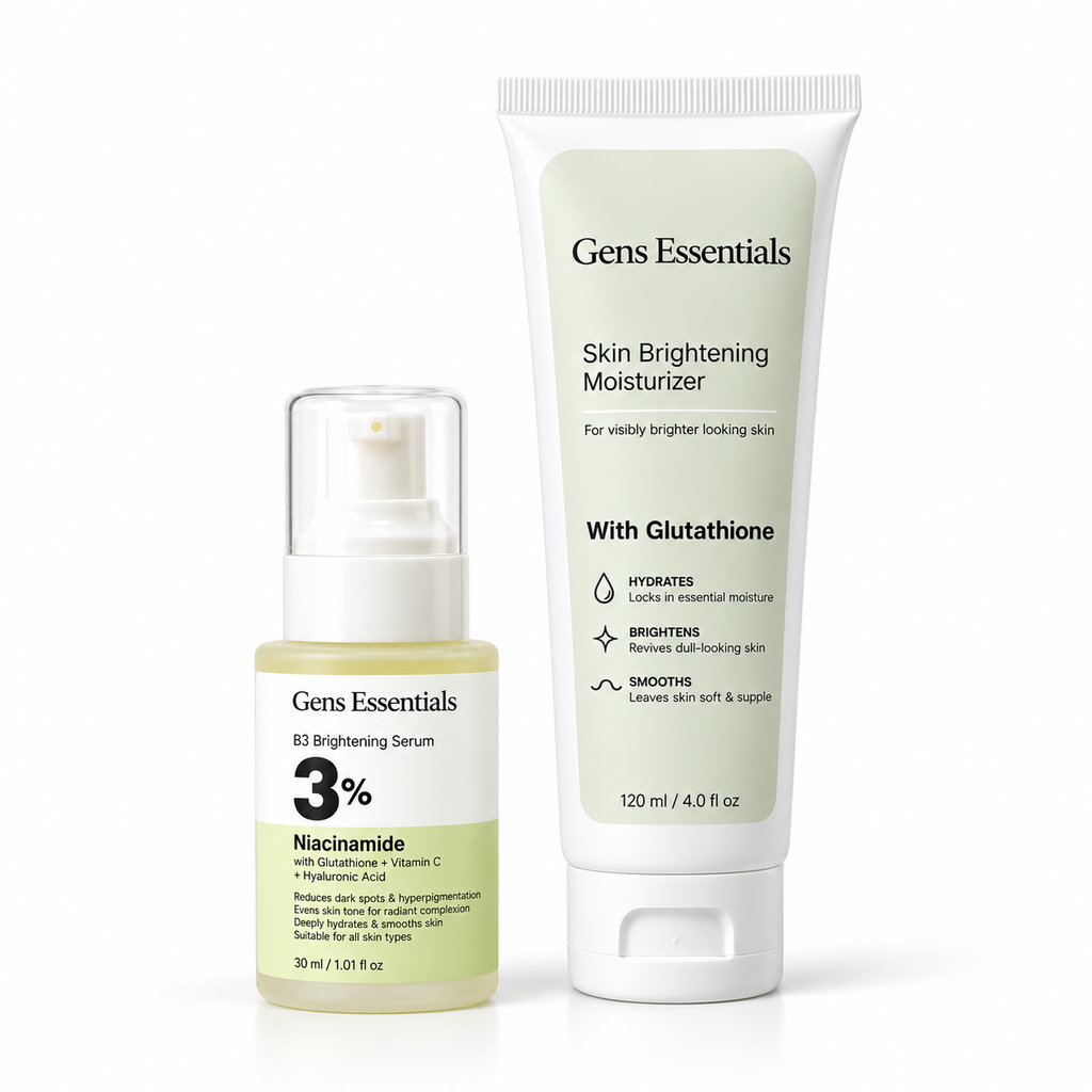 Clear Tone Duo Niacinamide + Glutathione Serum + Skin Brightening Moisturizer